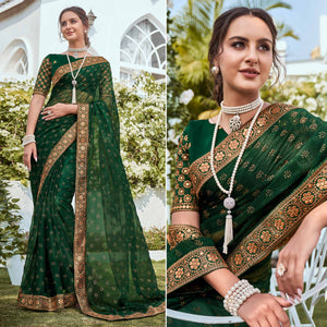 green-foil-printed-georgette-saree-with-embroidered-border-1