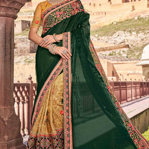 green-and-yellow-sequins-with-floral-embroidered-organza-saree