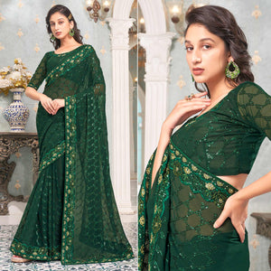green-sequins-embroidered-georgette-saree-7
