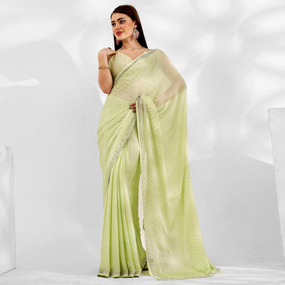 green-embroidered-beads-stones-satin-saree