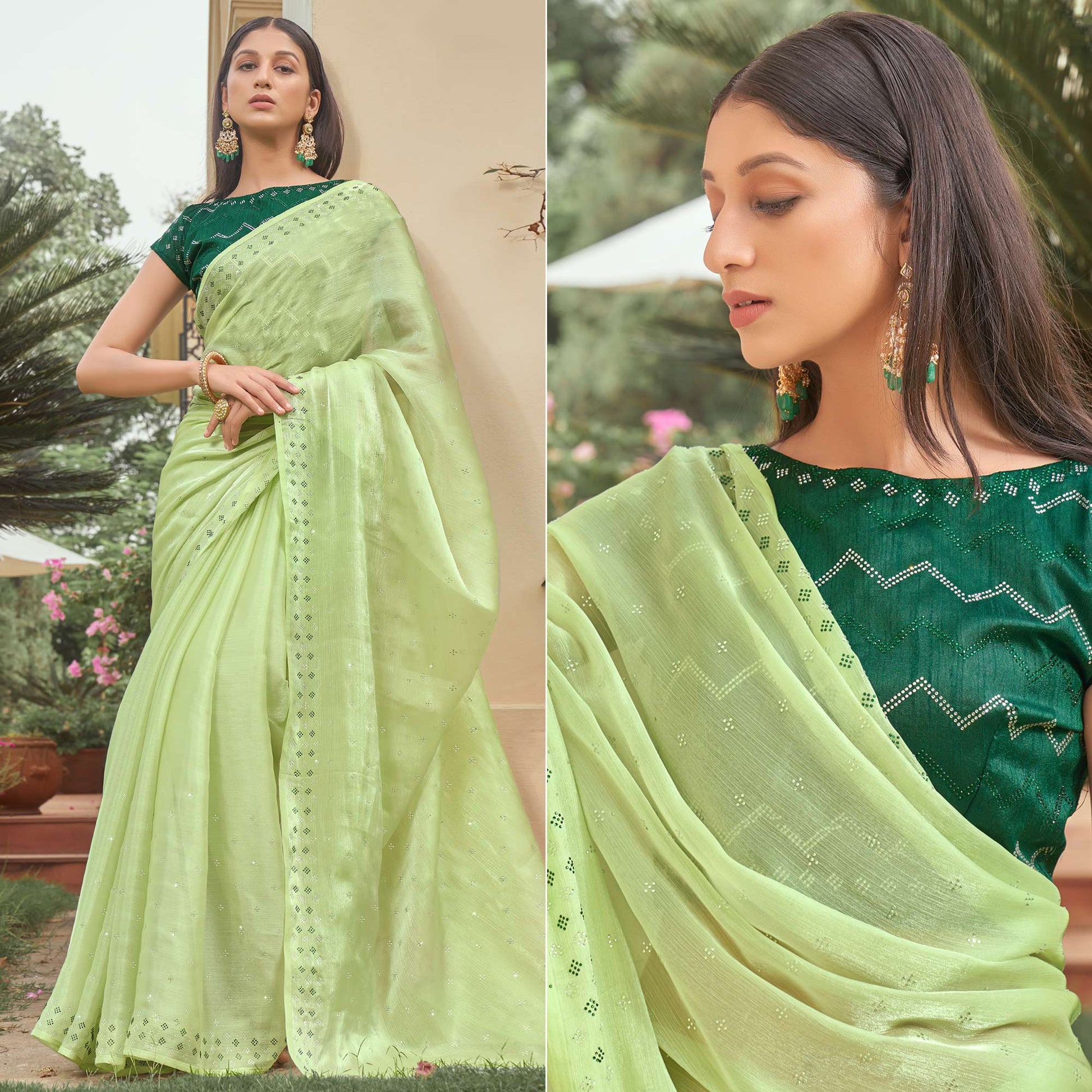 green-embroidered-tissue-saree
