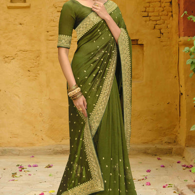 green-swarovski-work-embroidered-vichitra-silk-saree