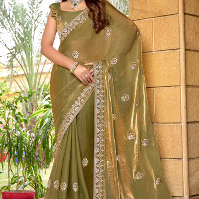 green-gold-floral-gota-patti-work-satin-saree