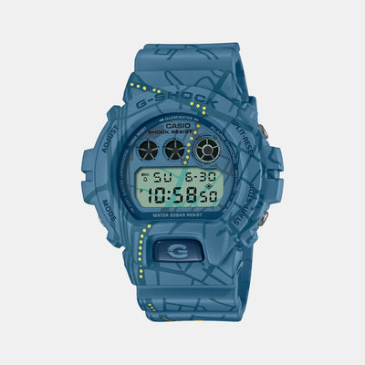 G-Shock Men Quartz Blue Dial Digital Resin Watch G1364