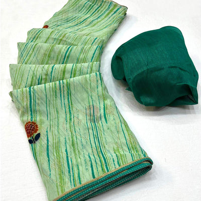 green-printed-raw-silk-saree-with-fancy-border