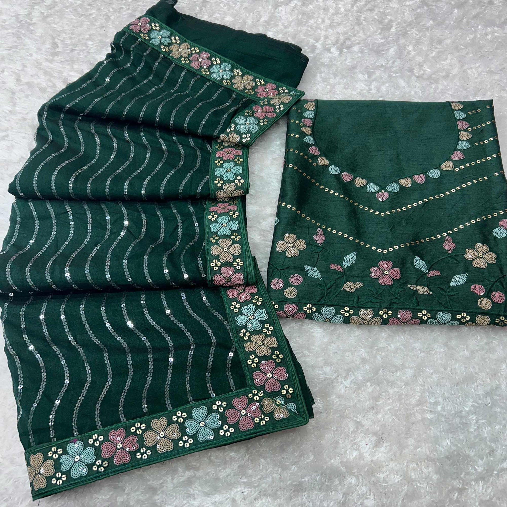 green-sequins-embroidered-vichitra-silk-saree