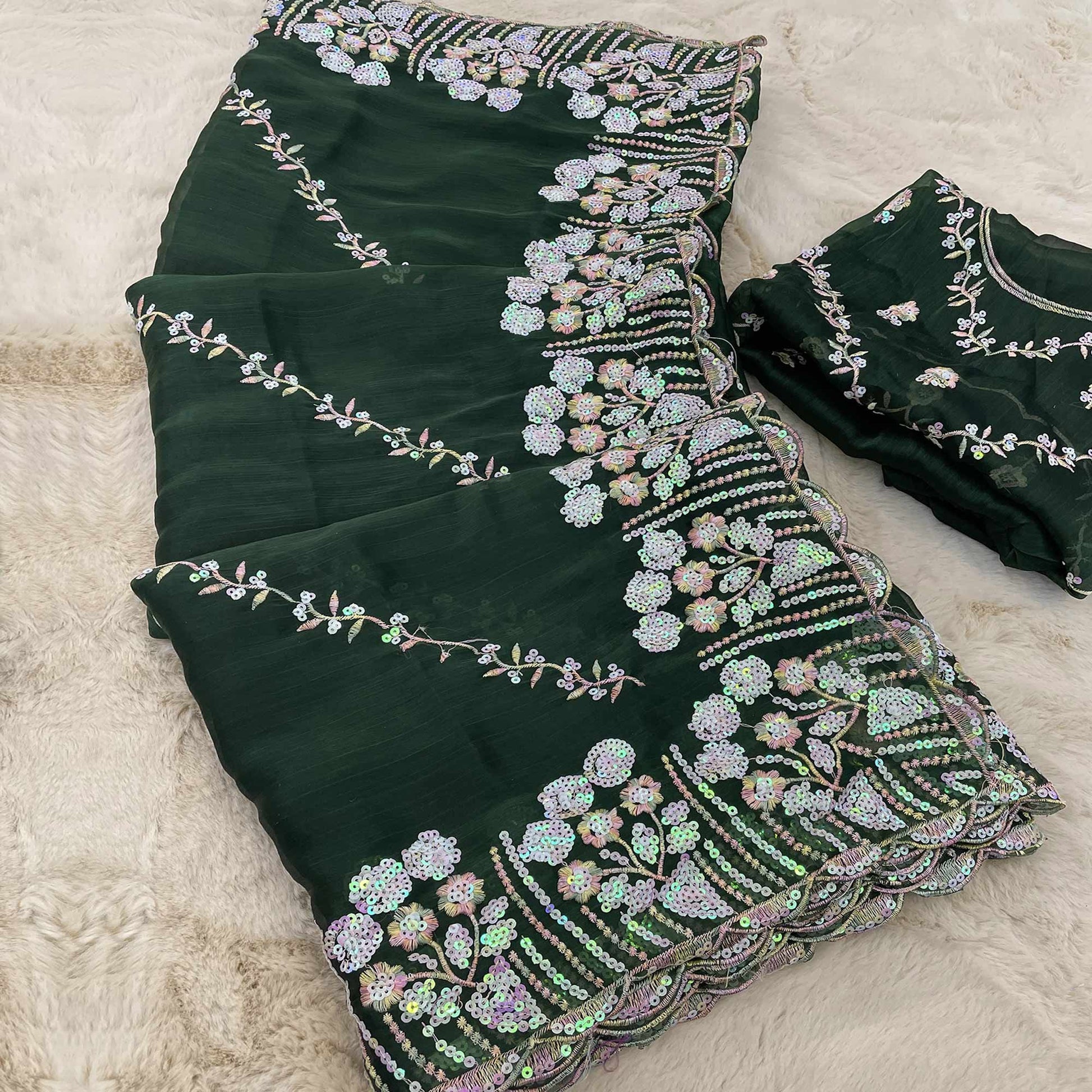 green-sequins-embroidered-chiffon-saree-3