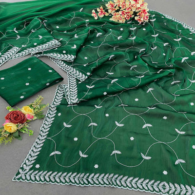 green-sequins-embroidered-chiffon-silk-saree-1