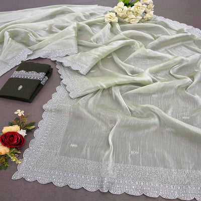 green-sequins-embroidered-chiffon-saree-4