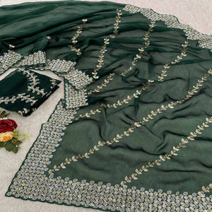 green-sequins-embroidered-satin-saree