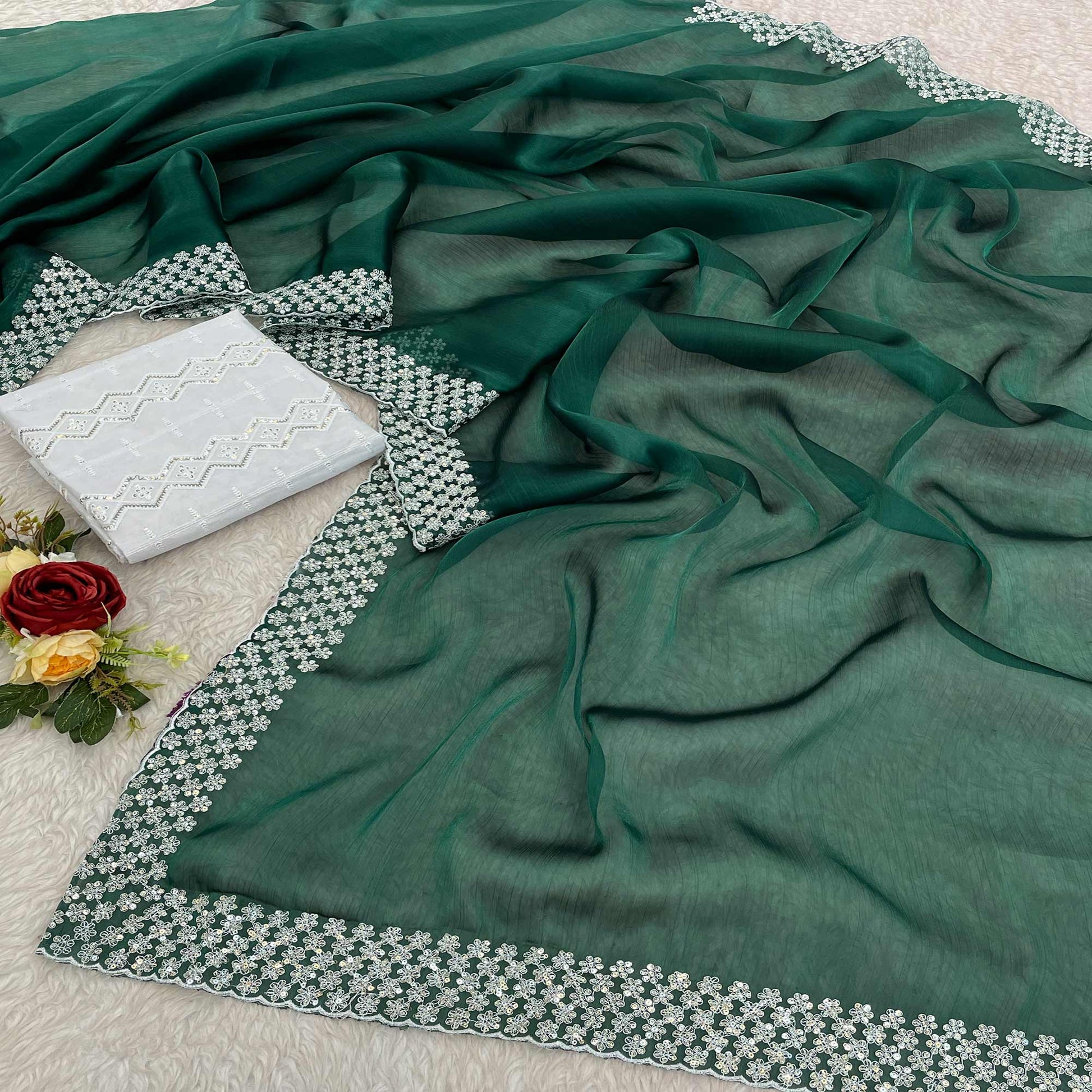green-sequins-embroidered-chiffon-saree-6