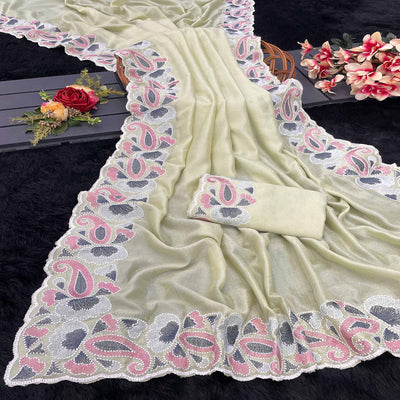 green-floral-embroidered-vichitra-silk-saree-4