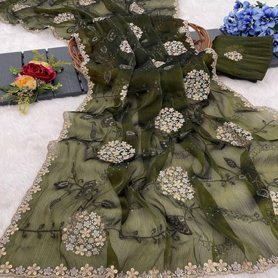 green-sequins-embroidered-chiffon-saree-7