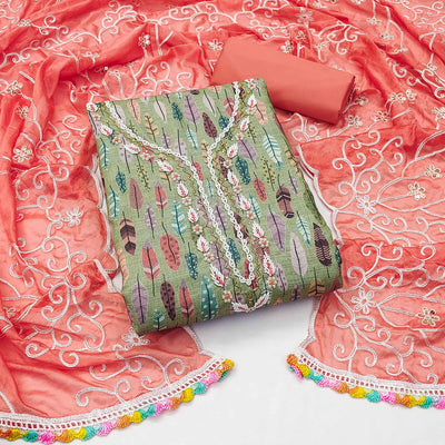 green-printed-with-handwork-pure-cotton-dress-material-2