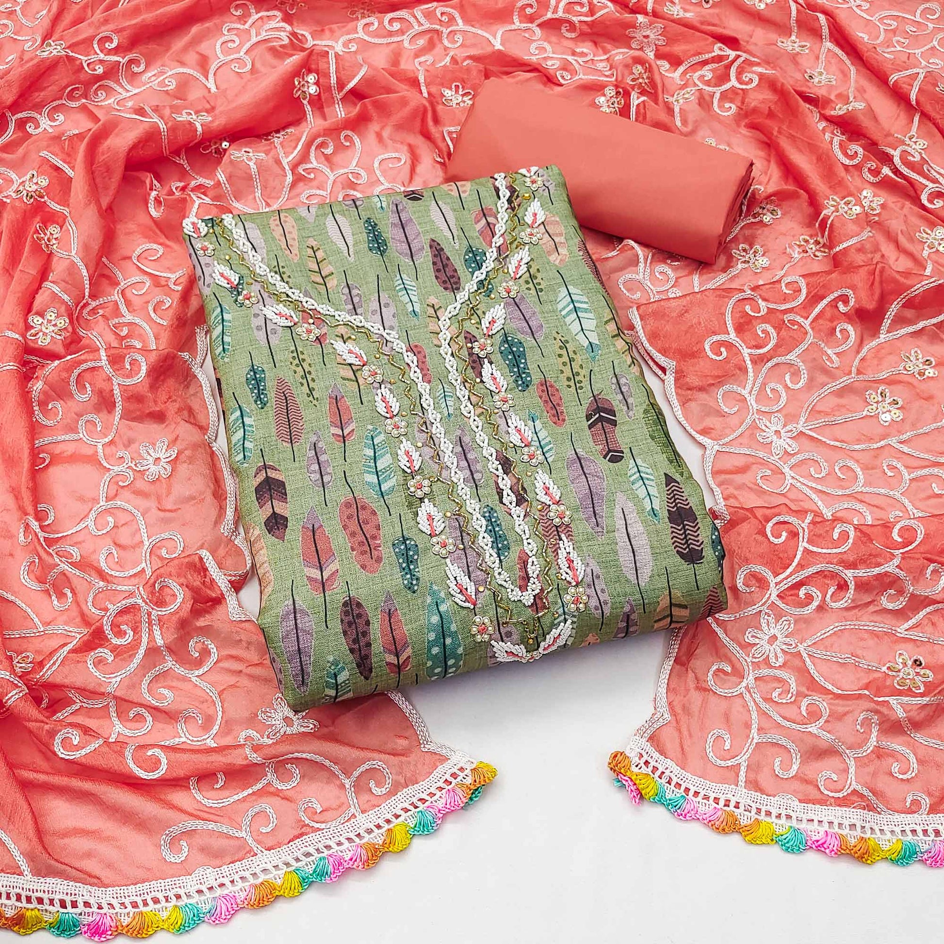 green-printed-with-handwork-pure-cotton-dress-material-2