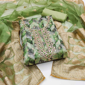 green-digital-printed-with-woven-organza-dress-material