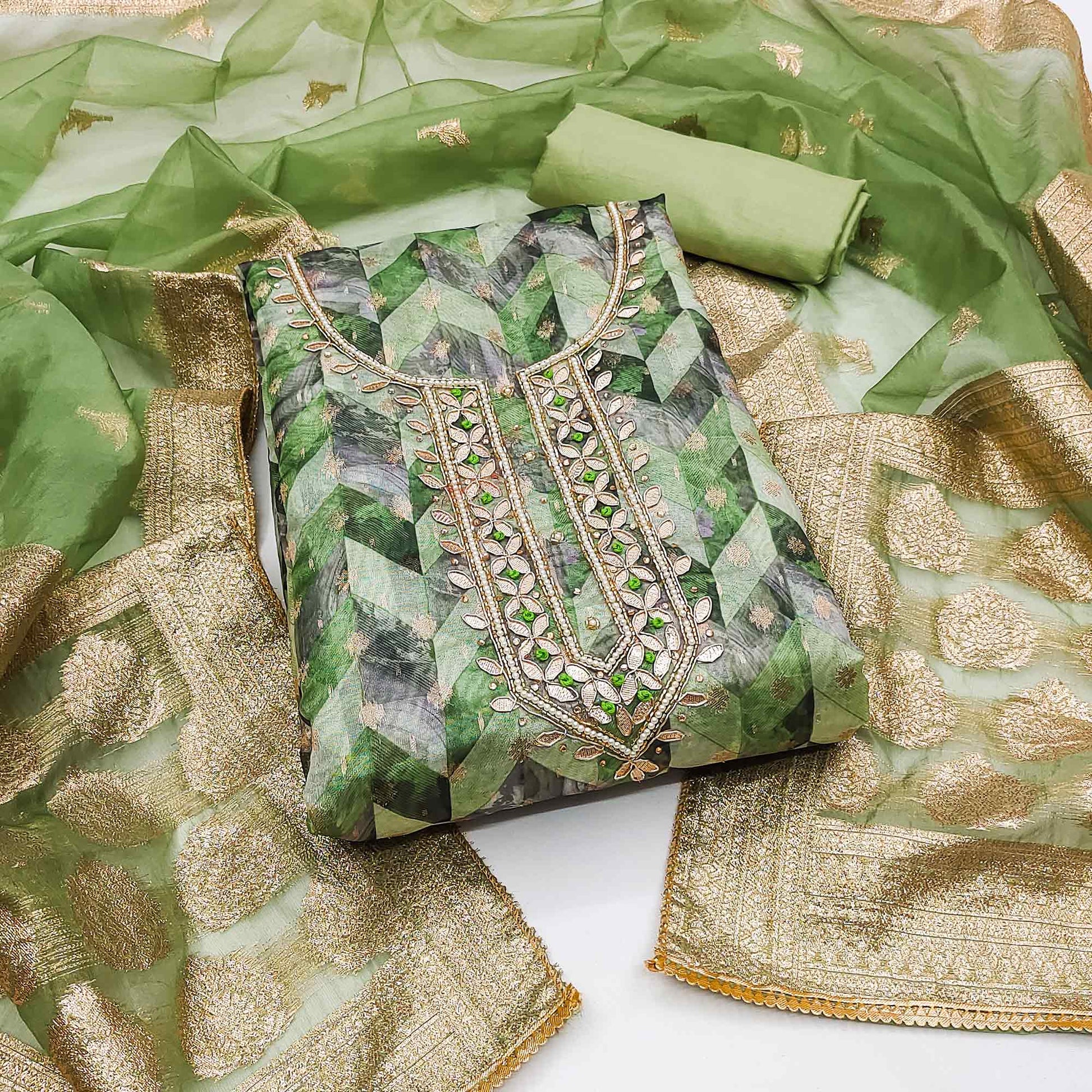 green-digital-printed-with-woven-organza-dress-material
