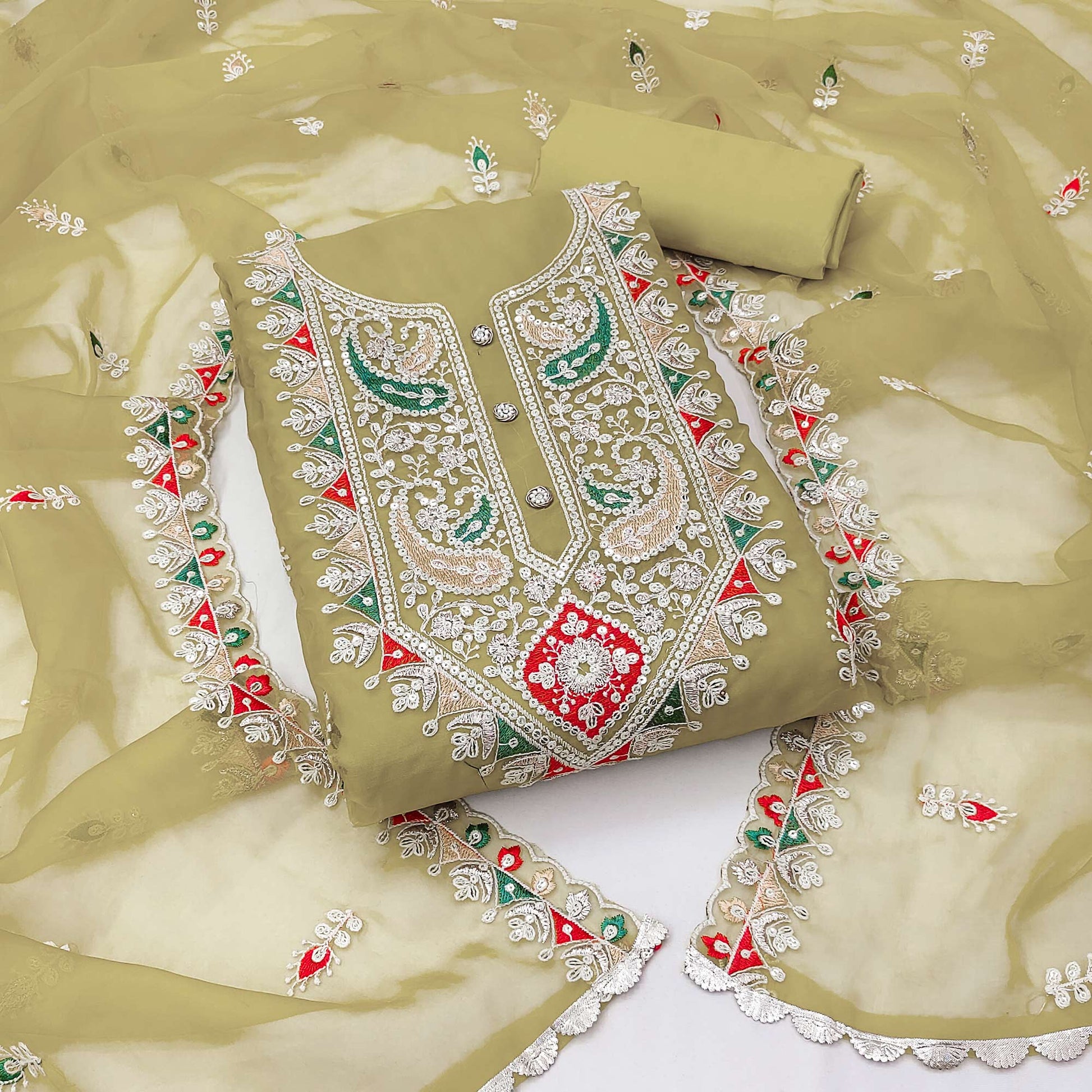 green-floral-embroidered-organza-dress-material-7
