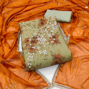 green-orange-floral-digital-printed-with-handwork-chanderi-silk-dress-material