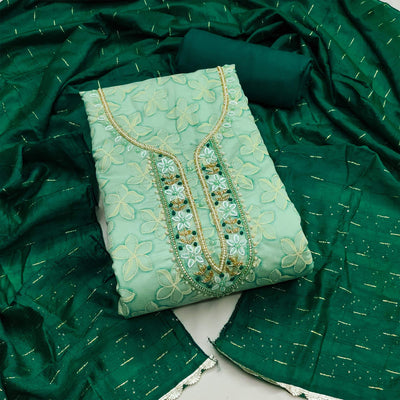 green-floral-printed-with-hand-embroidery-chanderi-dress-material