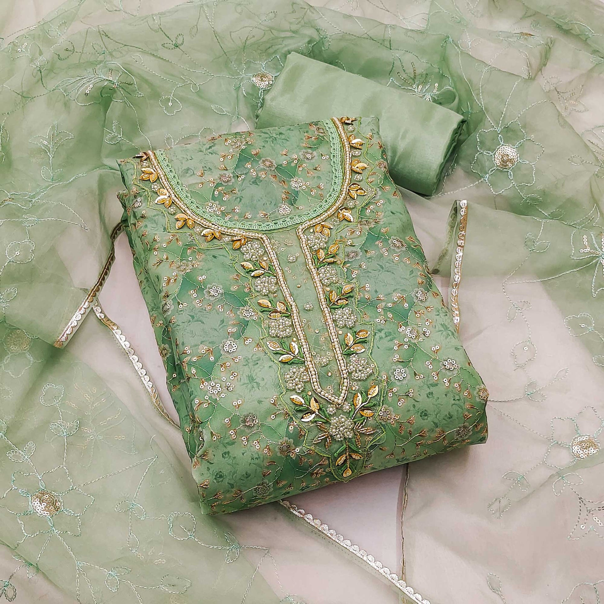 green-floral-sequins-embroidery-with-handwork-organza-dress-material