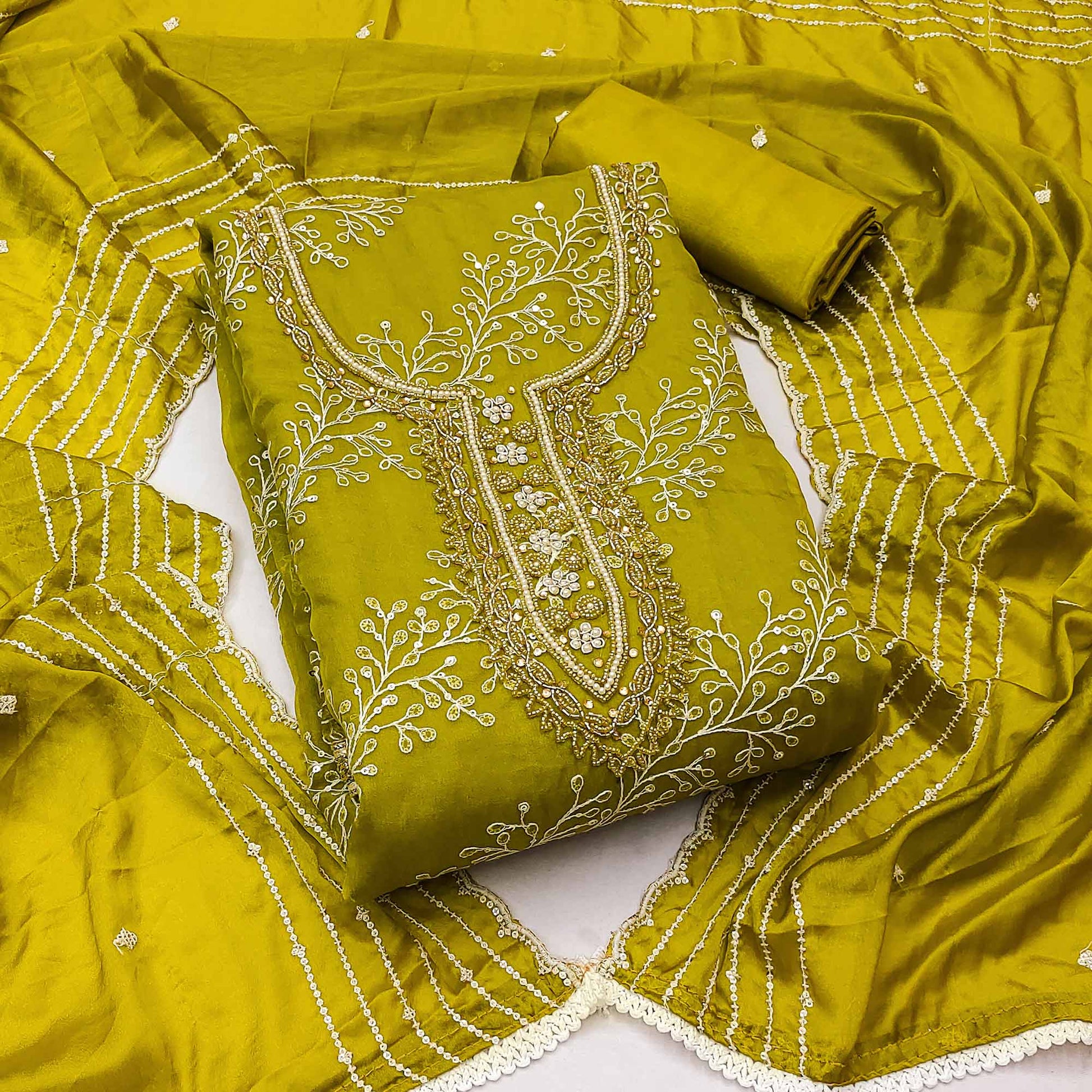 green-sequins-embroidery-with-handwork-organza-dress-material
