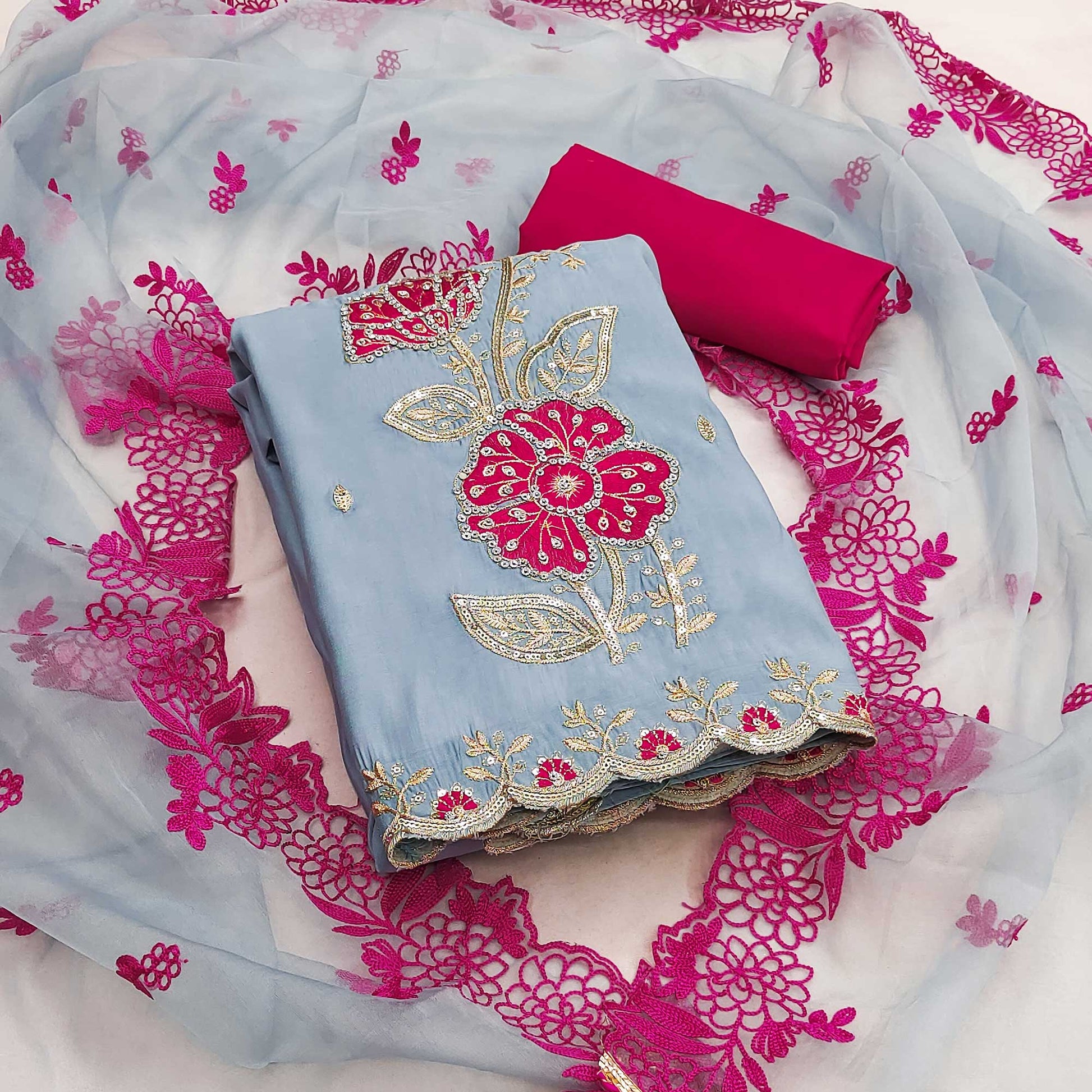 grey-floral-hand-embroidered-cotton-silk-dress-material