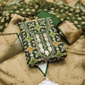 green-sequins-hand-embroidery-organza-dress-material-1