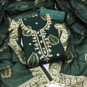 green-floral-woven-with-handwork-chanderi-banarasi-dress-material