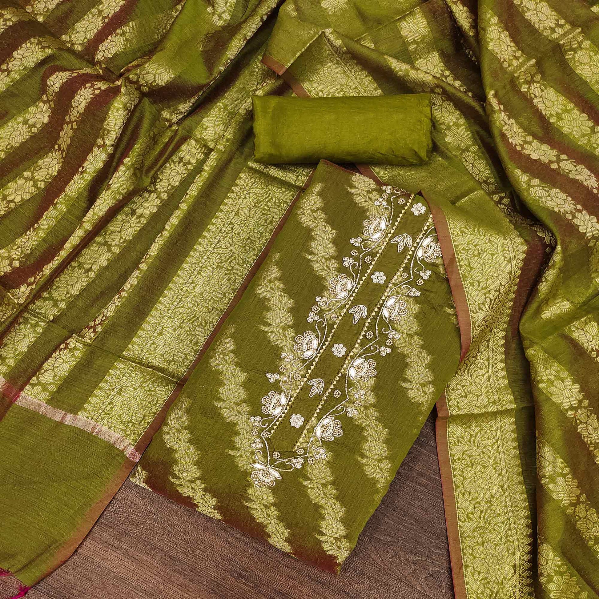 green-floral-woven-with-handwork-banarasi-silk-dress-material-6
