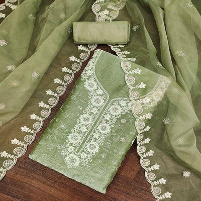 green-floral-sequins-embroidered-viscose-golden-crush-dress-material