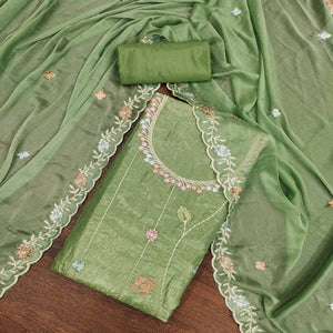 green-floral-sequins-embroidered-viscose-golden-crush-dress-material-15
