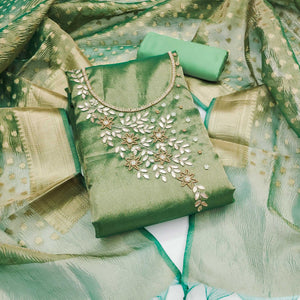 green-floral-moti-gota-patti-handwork-viscose-dress-material