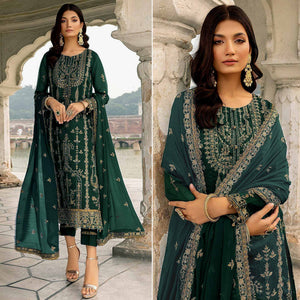 green-floral-sequins-embroidered-georgette-semi-stitched-suit-1