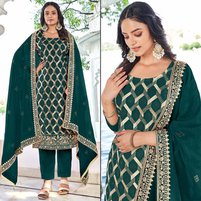 green-embroidered-with-swarovski-vichitra-silk-dress-material
