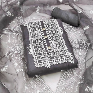 grey-floral-embroidered-organza-dress-material-1