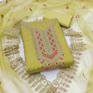 green-sequins-embroidered-chanderi-silk-dress-material