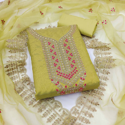 green-sequins-embroidered-chanderi-silk-dress-material