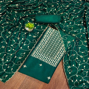 green-sequins-embroidered-chinon-dress-material