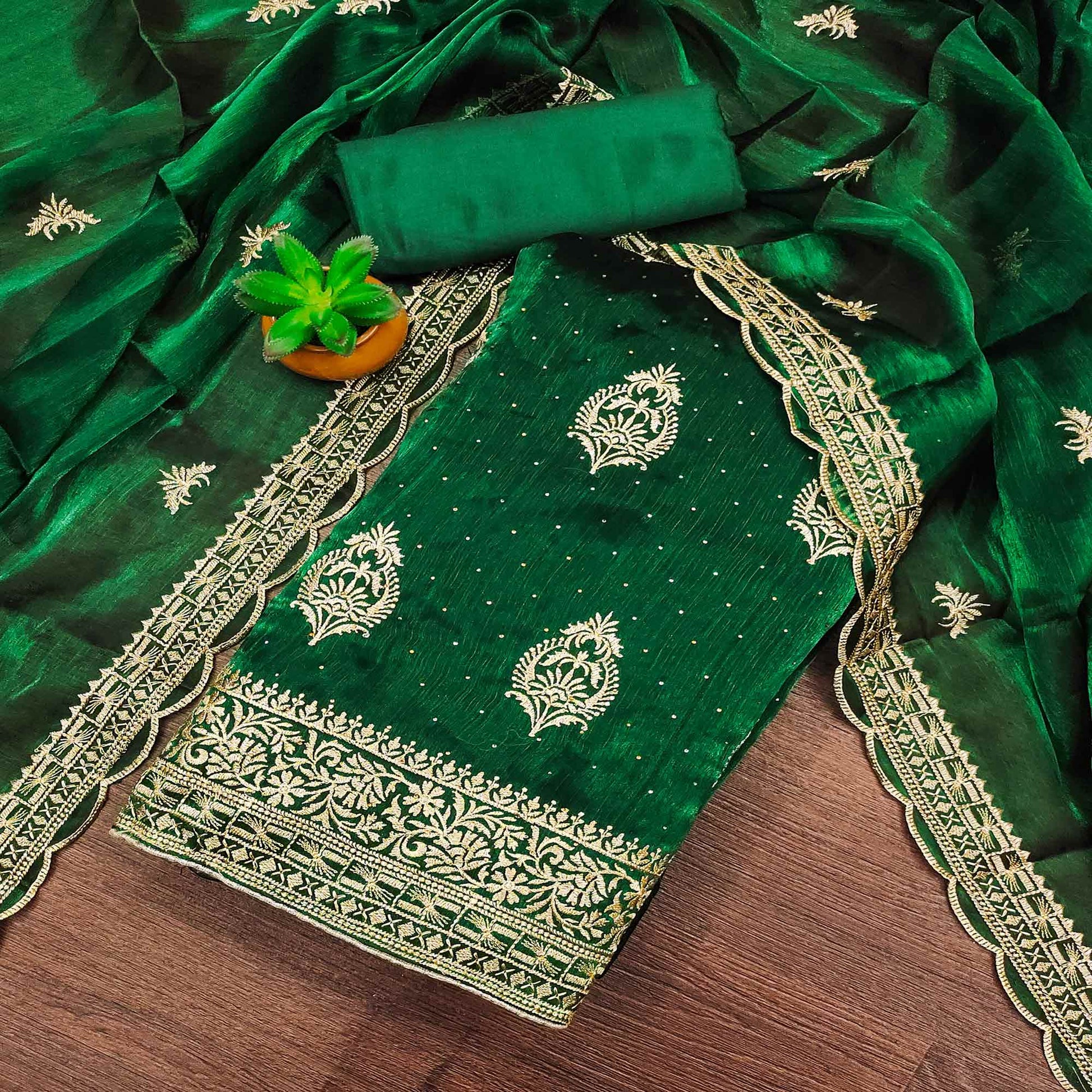 green-floral-embroidery-with-stonework-mulberry-silk-dress-material
