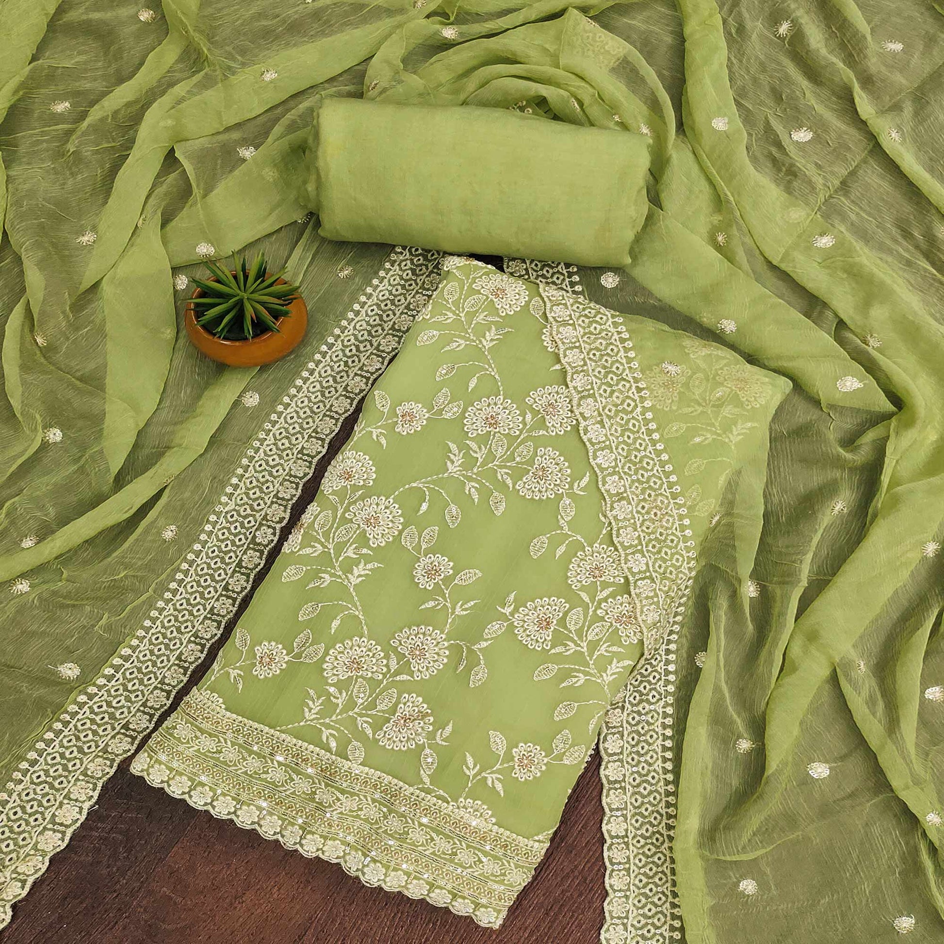 green-floral-embroidered-chiffon-dress-material