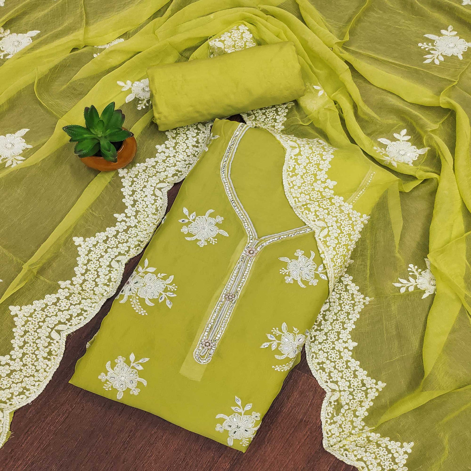 green-floral-mirror-embroidered-organza-dress-material