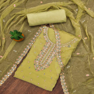 green-sequins-embroidered-with-mirror-work-organza-dress-material