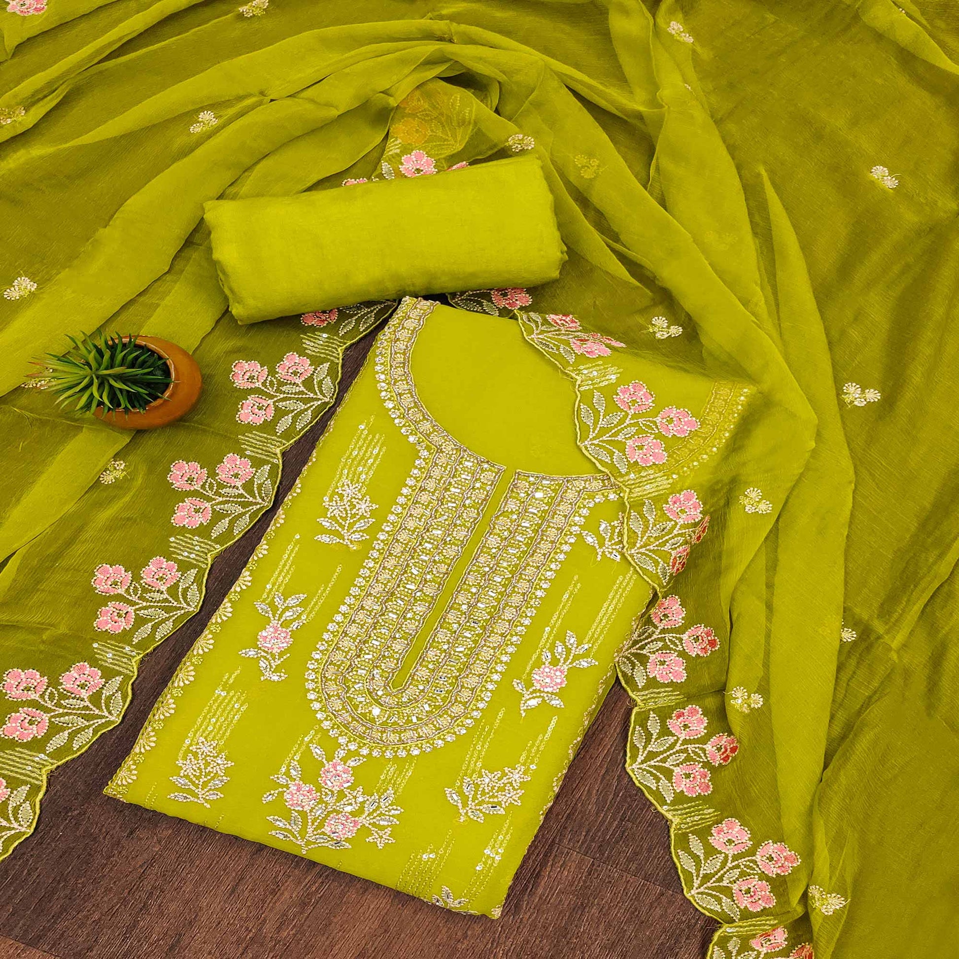 green-floral-embroidered-chiffon-dress-material-1