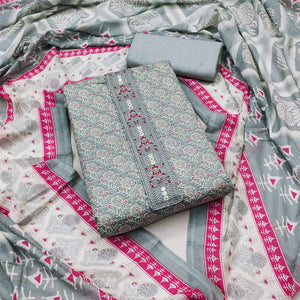 grey-floral-printed-with-yoke-embroidered-pure-cotton-dress-material