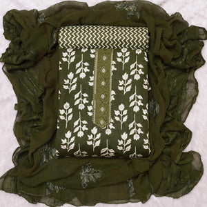 green-foil-printed-cotton-blend-dress-material-1