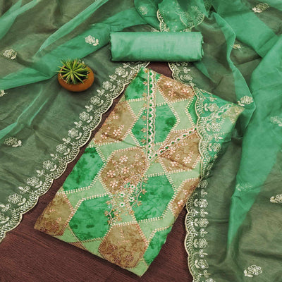 green-floral-sequins-embroidered-organza-dress-material-2