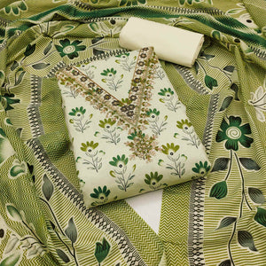 green-floral-printed-embroidery-work-pure-cotton-dress-material