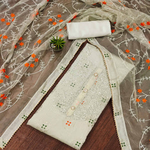 green-floral-foil-printed-chanderi-dress-material