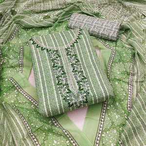 green-striped-printed-pure-cotton-dress-material